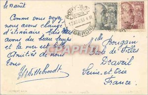 Modern Postcard Port Bou Playa Vista parcial Martinench Port Bou Estacion Ago...