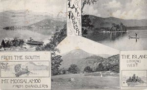 Lake Dunmore Vermont Mt Moosalamoo Scenic View Vintage Postcard AA72119