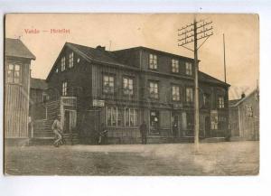 235350 NORWAY VARDO Hotellet HOTEL Vintage postcard