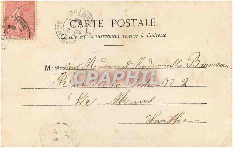 Old Postcard Chateau du Lude Le Petit Salon