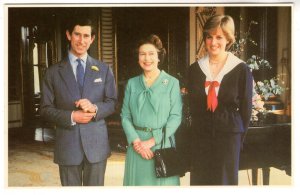 Lady Diana Spencer, Queen Elizabeth II, Prince Charles, Buckingham, Wedding 1981