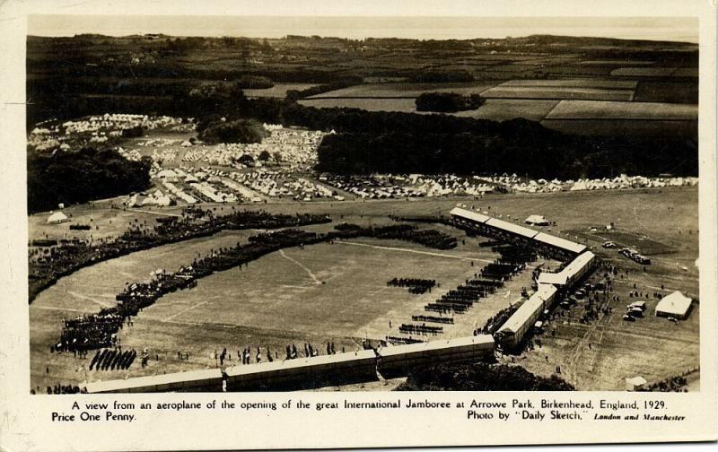 cheshire, BIRKENHEAD, Arrowe Park, Opening International Jamboree, Scouting 1929
