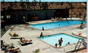 HESPERIA, CA  POOL ~ RECREATION CLUB  c1950s  San Bernardino County Postcard