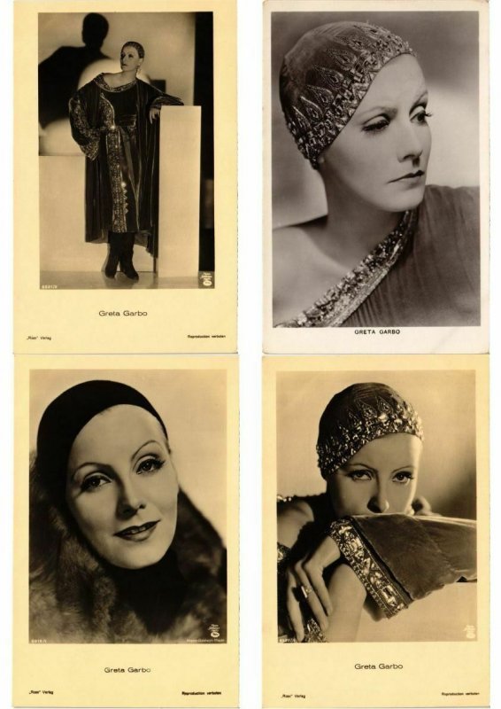 GRETA GARBO FILM STAR ENTERTAINMENT COLLECTION 130 CPA (L2496)