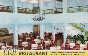 Postcard COD Restaurant Nuevo Laredo Mexico