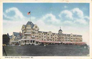 Sam-O-Set Hotel Rockland Maine 1920s postcard