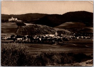 Stara L'Ubovna Slovakia Desert Mountain Houses Postcard