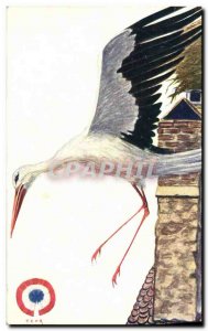 Old Postcard Folklore Alsace Igor Stork d & # 39Alsace