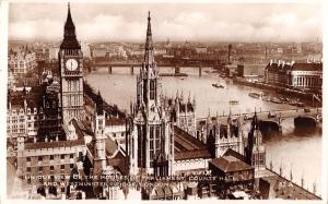 BR81218 houses of parliament county hall real photo london   uk