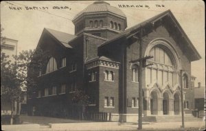 Hammond IN Baptist Church c1910 Postcard