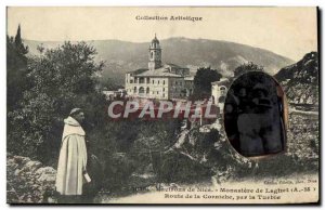 Old Postcard Fantasy Photography Nice surroundings Monastery of Laghet Road l...