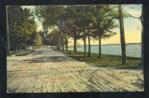 NEWBERN NORTH CAROLINA NC FRONT STREET SCENE US PAMLICO VINTAGE POSTCARD