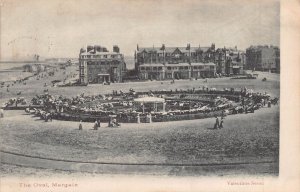 MARGATE KENT ENGLAND~THE OVAL BANDSTAND & LAWNS~1903 PHOTO POSTCARD