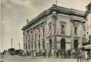 Postcard Modern Saumur Theater Built in 1886 it is high near the Bridge Entra...