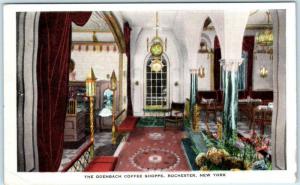 ROCHESTER, New York NY   Interior ODENBACH COFFEE SHOPPE c1920s-30s   Postcard