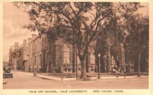 Vintage Postcard Yale Art School Yale University New Haven Connecticut CT Edward