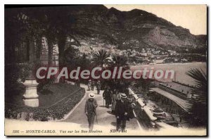 Postcard Old MONTE CARLO view of the low Moulins