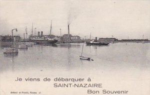 France Je viens de dabrquer a Saint Nazare Bon Souvenir