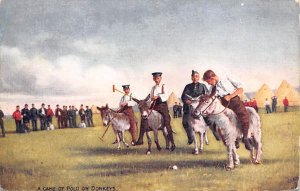 A Game of Polo on Donkeys Polo 1906 