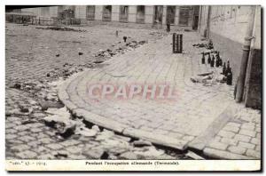 Old Postcard During the German occupation Dendermonde