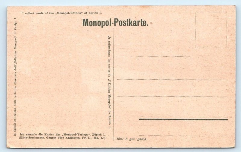 Bétempshütte contre le Gornergrat SWITZERLAND Postcard