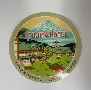 Set 8 FUJIYA HOTEL  Miyanoshita, Hakone, Japan Stickers