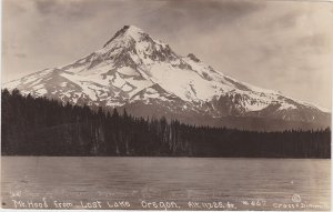 Oregon Mount Hood From Lost Lake Real Photo