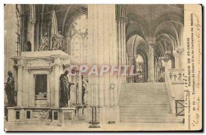 Old Postcard Basilica of Saint Denis Tomb of Henri II and Catherine de Medicis