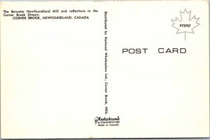Postcard FACTORY SCENE Corner Brook Newfoundland NL AK9806