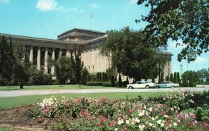 Postcard Oklahoma State Capital Beautiful Lawn Flower Landscape Oklahoma City OK