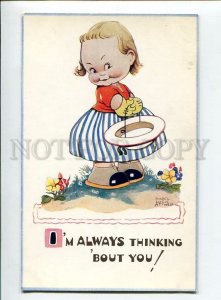 3134446 Charming Girl by MABEL LUCIE ATTWELL Vintage PC