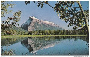 Mount Rundle, Vermilion Lade, Banff National Park, CANADIAN ROCKIES, Alberta,...