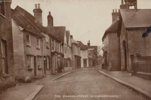 Church Street Sawbridgeworth Vintage Real Photo WW1 1915 Postcard