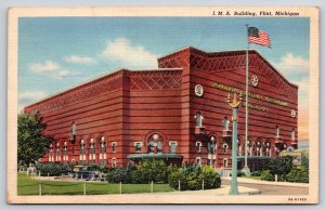 Flint Michigan~Industrial Mutual Assoc Auditorium~Demolished 1997~Vtg Linen PC