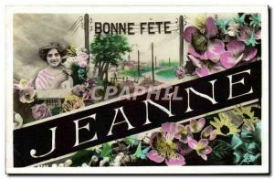 Old Postcard Jeanne Surname