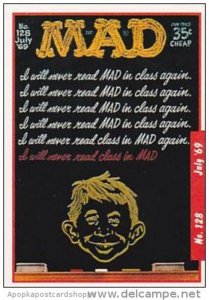 Lime Rock Trade Card Mad Magazine Cover Issue No 128 July 1969