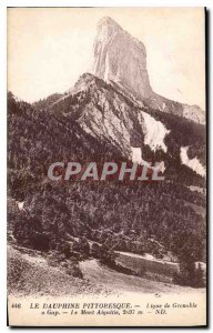 Old Postcard The Dauphine Scenic Line of Grenoble Gap Mont Aiguille