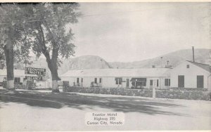 Carson City Nevada Frontier Motel  Exterior View Vintage Postcard U2725