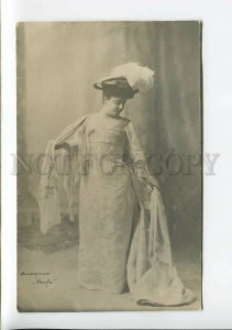 3174523 SANTARELLI Italian OPERA singer TOSCA Vintage photo PC