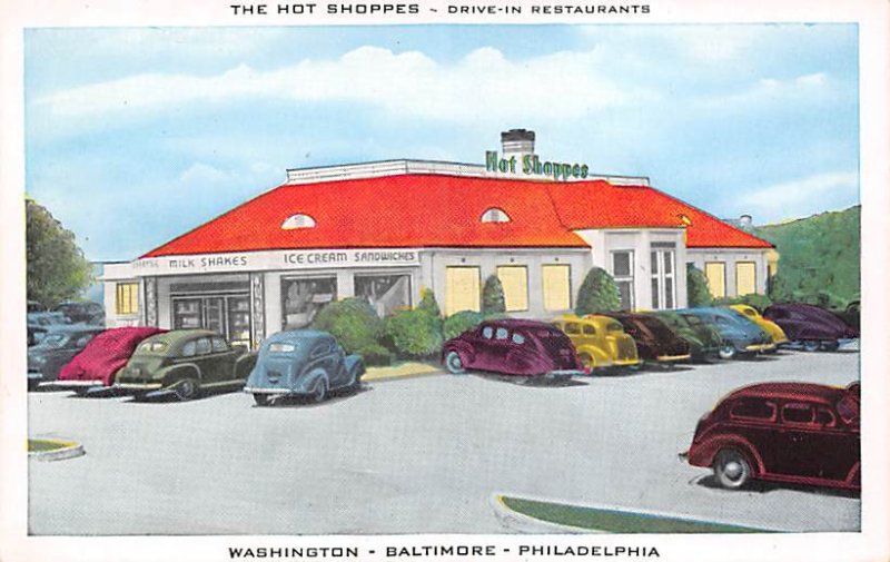 Hot Shoppes Batlimore, Maryland, USA Unused 