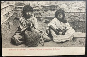 Mint Colombia Real Picture Postcard RPPC Riohacha Milk Sellers