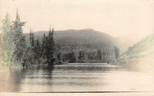 RPPC St. Joe River, Idaho Real Photo 1908 Vintage Postcard