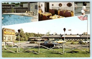 GANANOQUE, Ontario Canada ~ Roadside GANTOR VILLA RESORT HOTEL 1970-80s Postcard