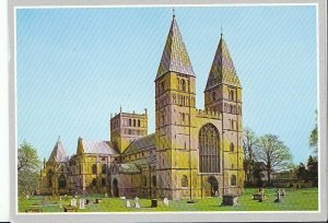 Nottinghamshire Postcard-Southwell Minster From The North West.Posted 2001-AB527