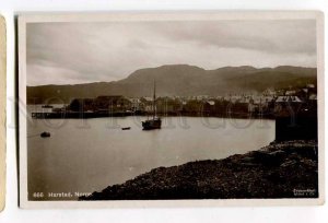 3053341 NORWAY Harstad view Vintage real photo PC