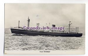 cb0883 - P&O Cargo Ship - Patonga , built 1953 - postcard