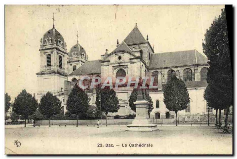 Old Postcard Toulouse Cathedral