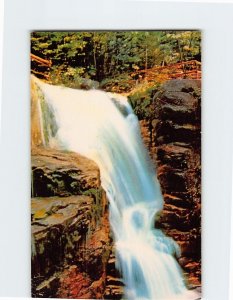 Postcard Avalanche Falls At The Flume Franconia Notch White Mountains NH USA