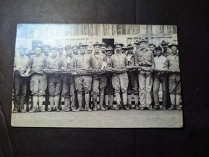 Mint USA Military PPC Postcard US Army Philippines PI Soldiers with 30 ft Python