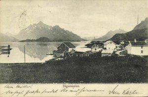 norway norge, DIGERMULEN, Panorama (1906) Postcard